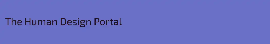 The Human Design Portal